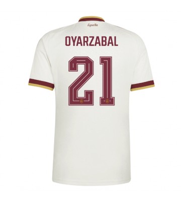 Spanien Mikel Oyarzabal #21 Bortatröja VM 2026 Kortärmad